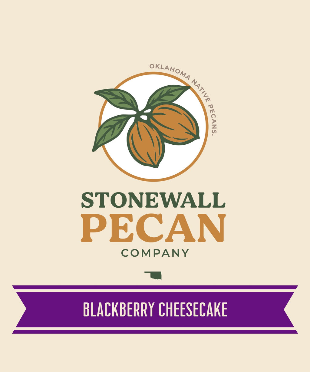 Blackberry Cheesecake Candied Pecans