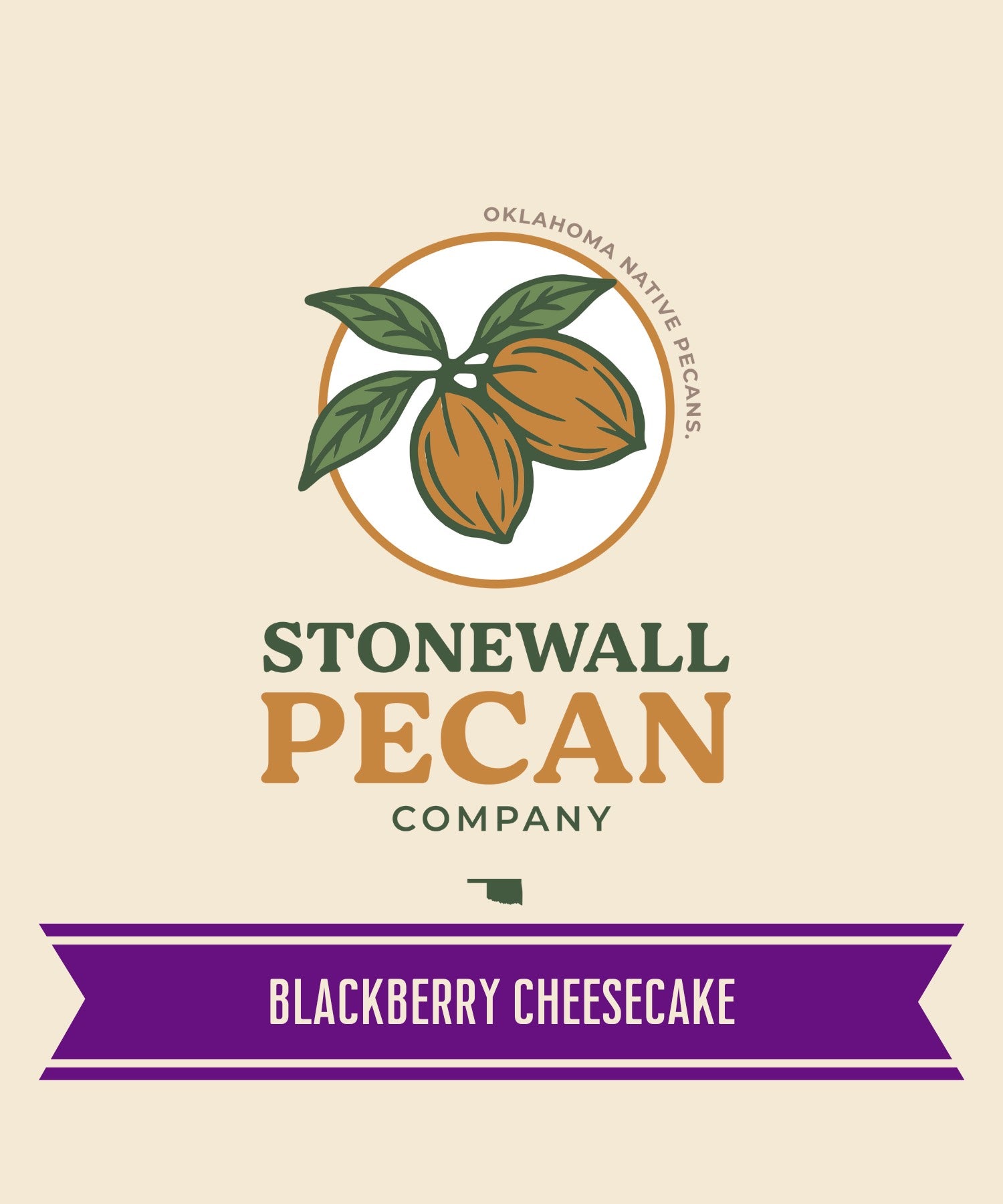 Blackberry Cheesecake Candied Pecans